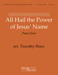 All Hail the Power of Jesus' Name piano sheet music cover